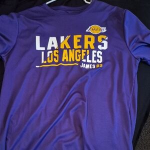 NBA Purple Lakers Los Angeles Tee